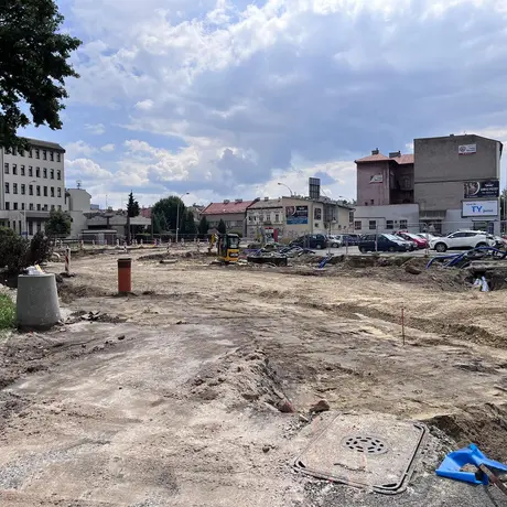 Przebudowa układu dróg w śródmieściu Rzeszowa [3.08.2022] - fot 4